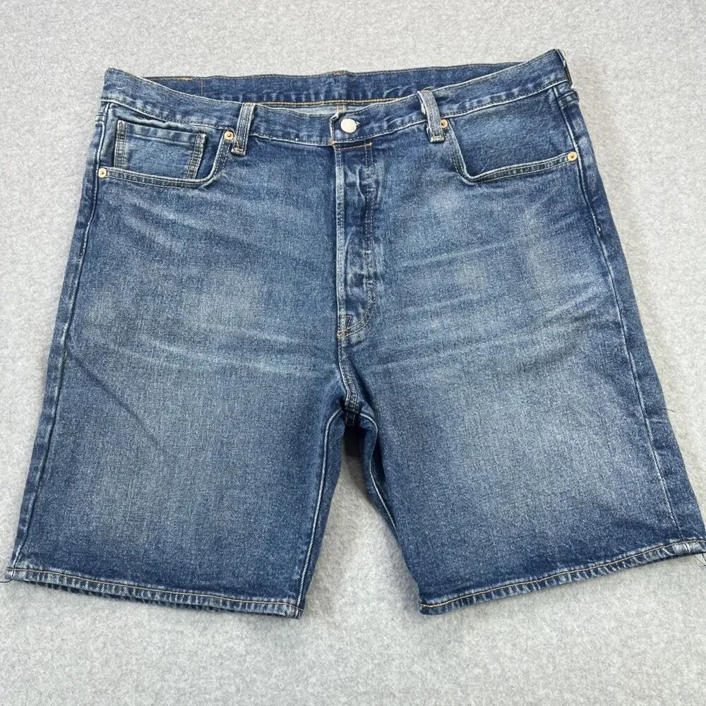 Levi's 501 '93 Jean Shorts Men's 40 Blue Medium Wash Denim Button Fly 90s Jorts